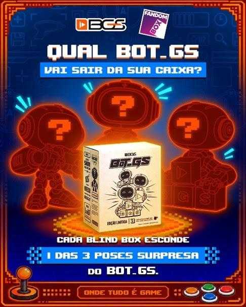 Bot_GS vira Blind Box colecionável na BGS26, com versão dourada que dá ingresso para 2027