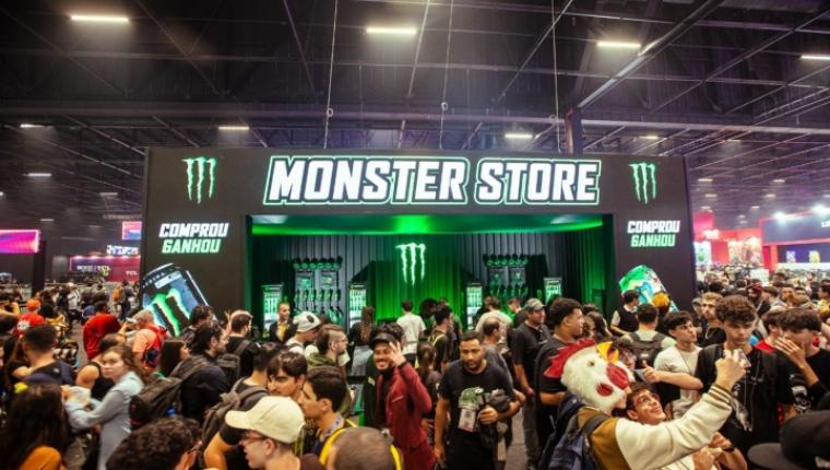 Monster Energy marcará presença na BGS 2026 com arena gamer e experiência exclusiva
