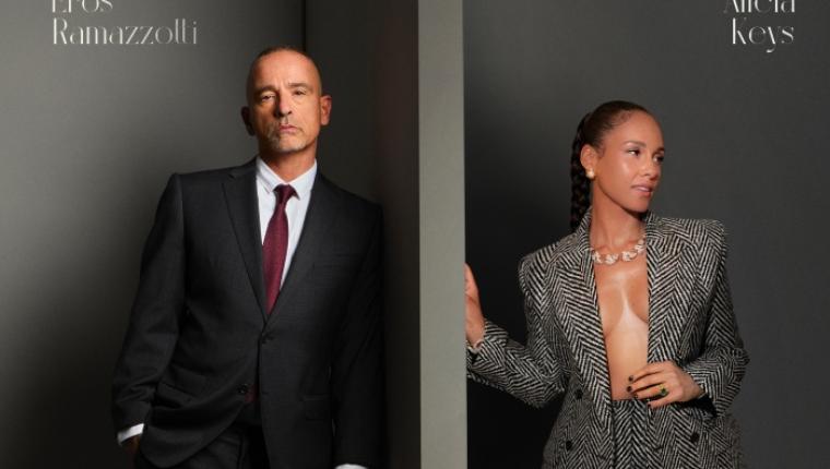 Eros Ramazzotti e Alicia Keys se unem em dueto inédito de "L'Aurora