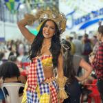 Muito além do desfile: Carla Prata mergulha no clima da festa junina da Tucuruvi