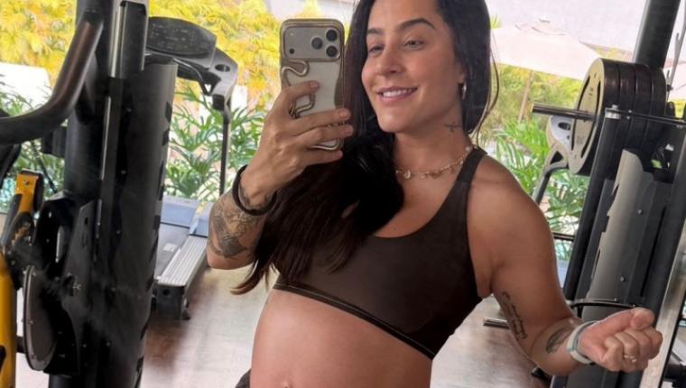Lauana Prado repercute nas redes ao mostrar rotina de treinos durante a gravidez